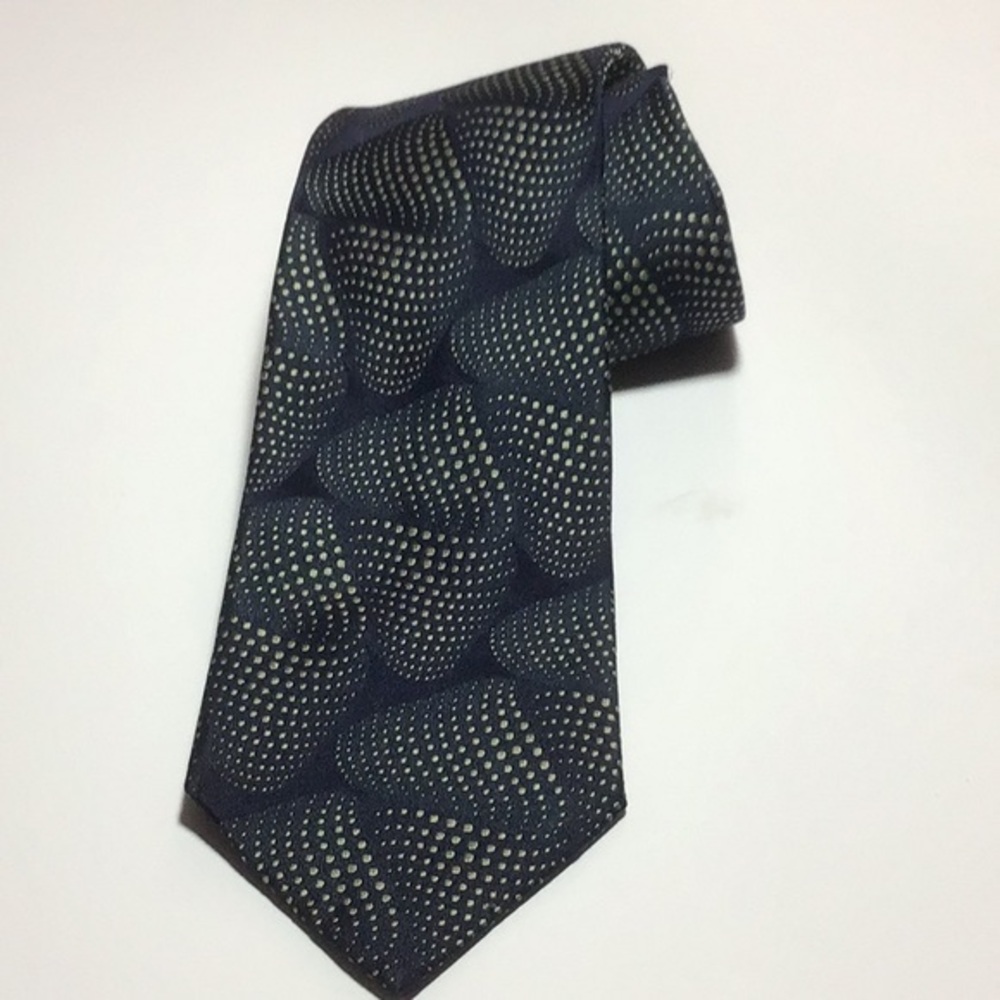 VTG Valentino Blue Italian Silk Necktie PO…